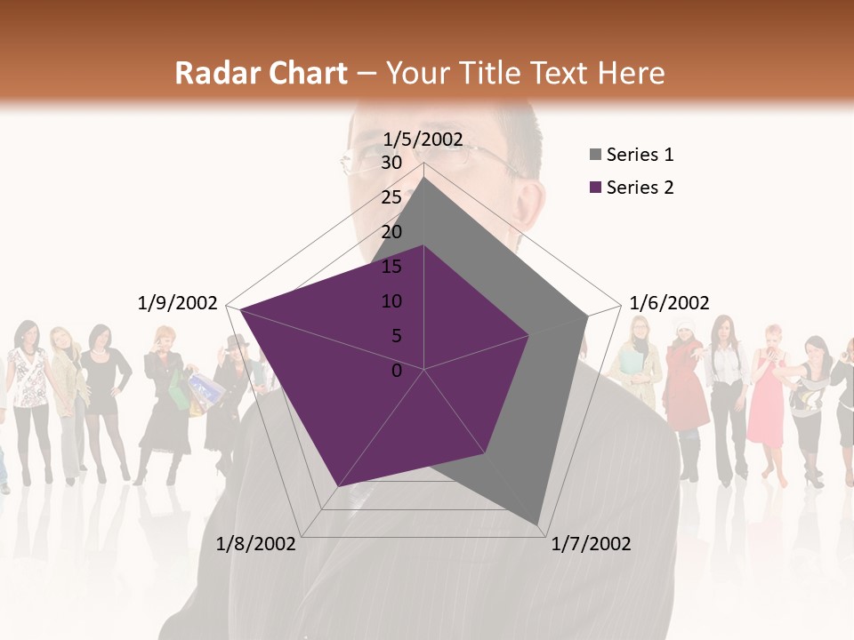 Friends Suit Concept PowerPoint Template