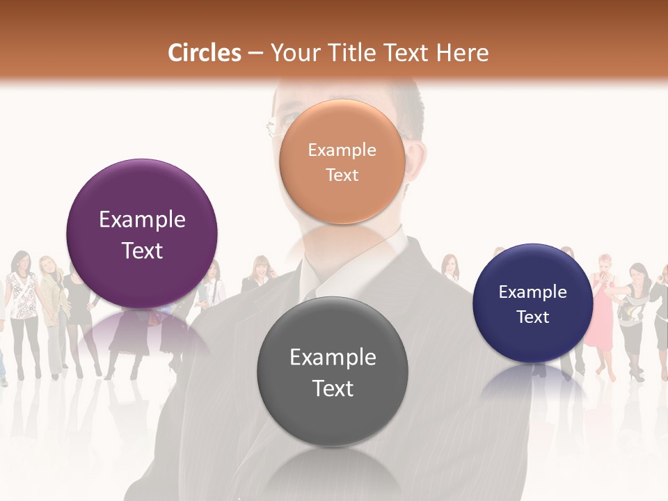 Friends Suit Concept PowerPoint Template