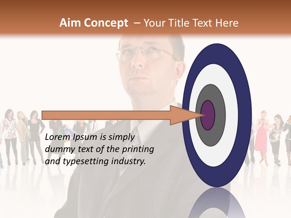 Friends Suit Concept PowerPoint Template