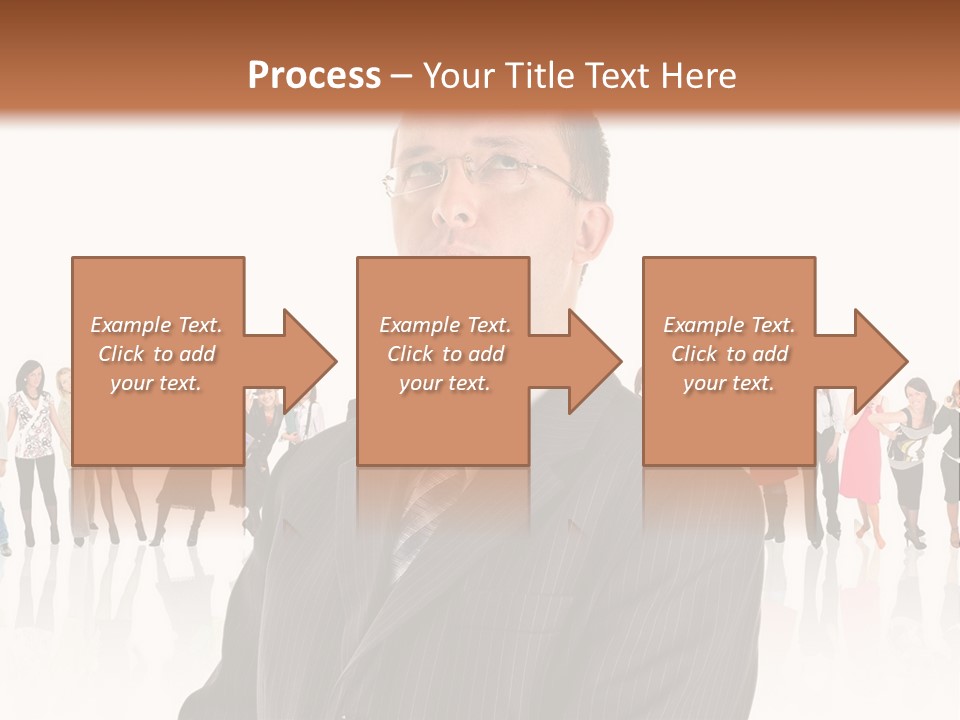 Friends Suit Concept PowerPoint Template