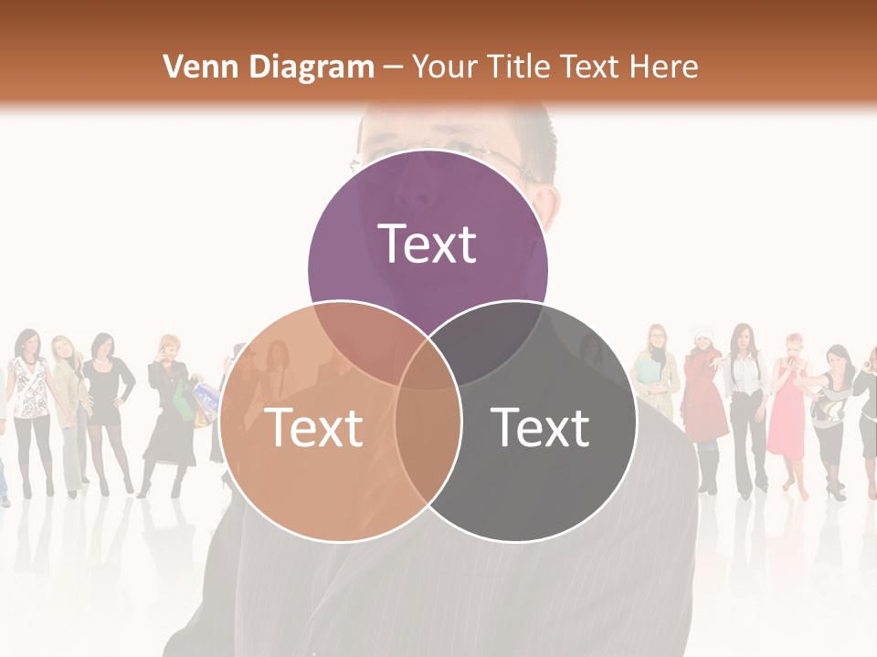 Friends Suit Concept PowerPoint Template