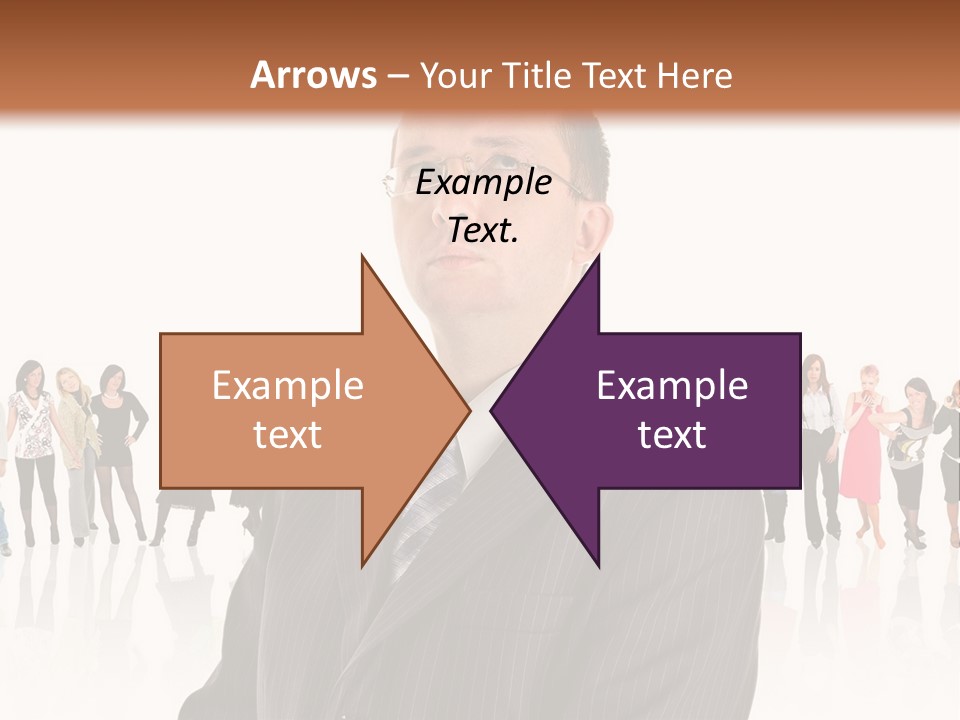 Friends Suit Concept PowerPoint Template