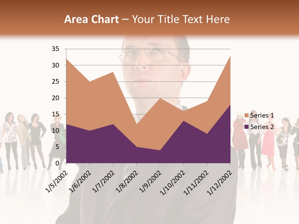 Friends Suit Concept PowerPoint Template