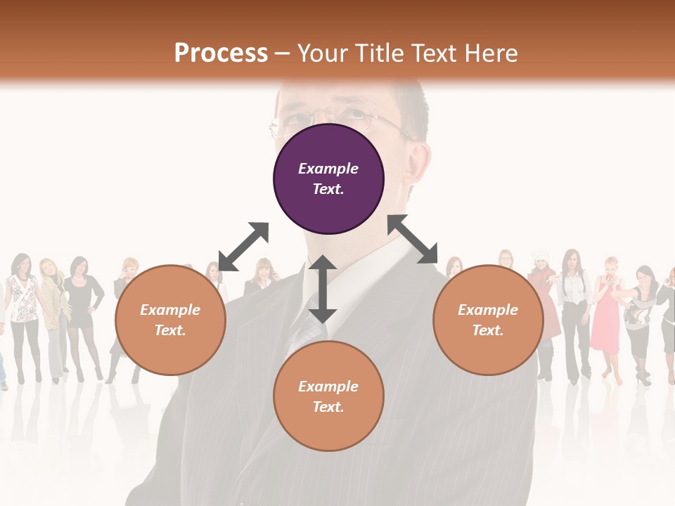 Friends Suit Concept PowerPoint Template