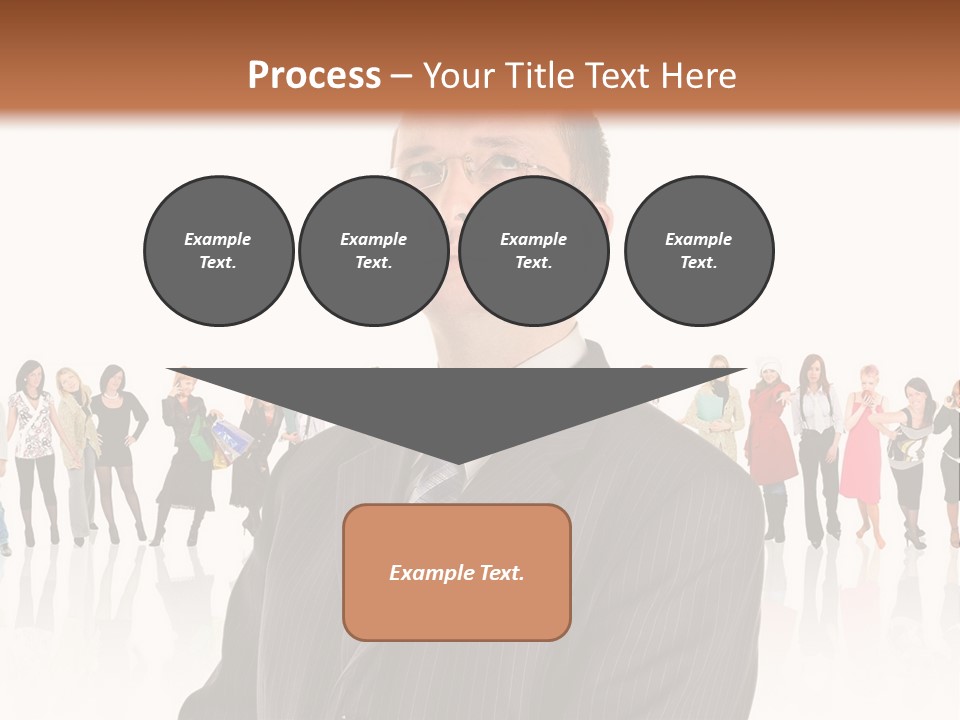 Friends Suit Concept PowerPoint Template