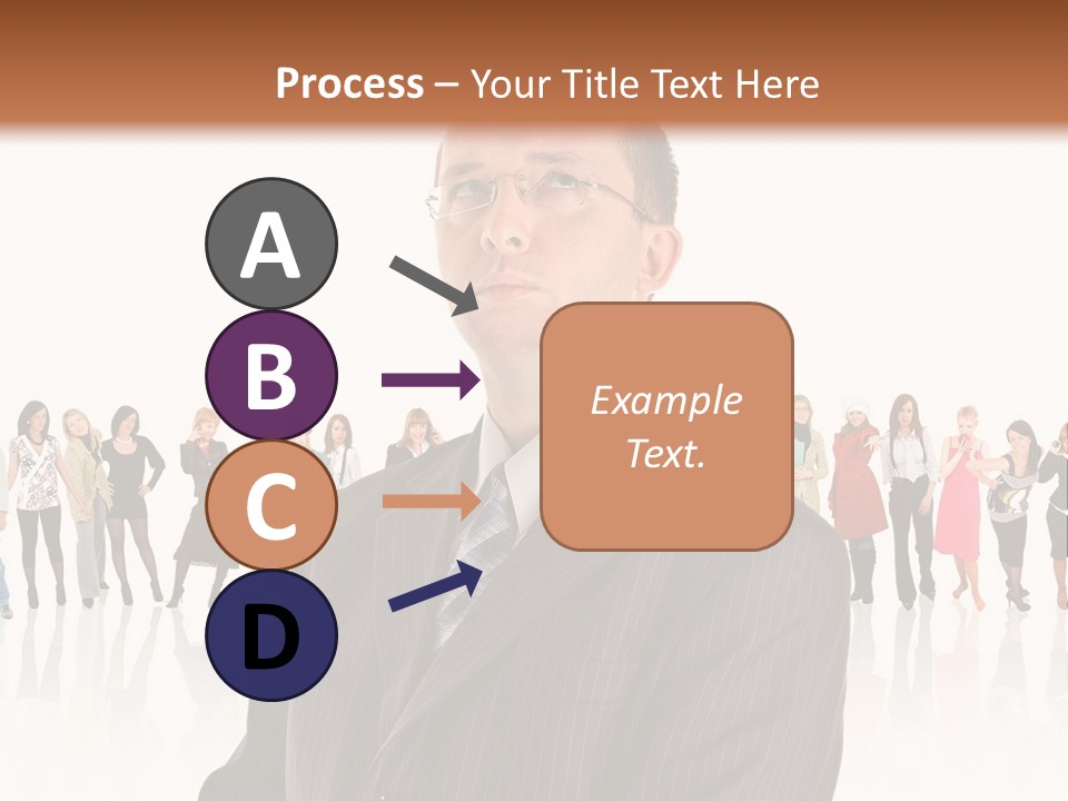 Friends Suit Concept PowerPoint Template