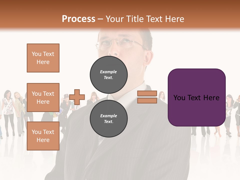 Friends Suit Concept PowerPoint Template