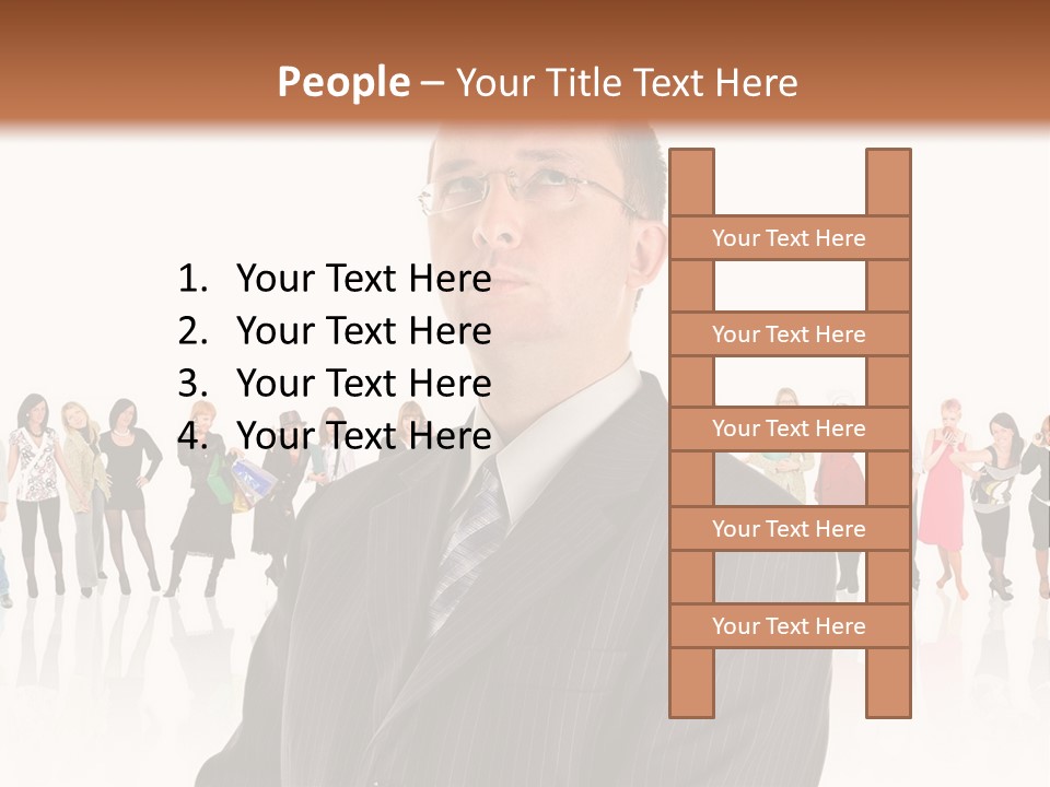 Friends Suit Concept PowerPoint Template