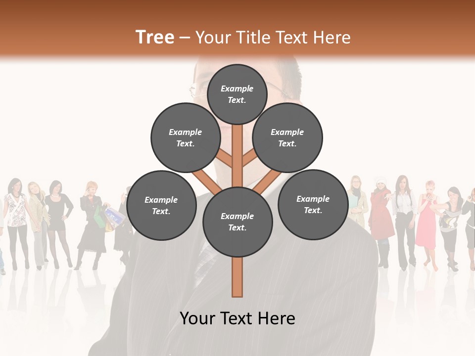 Friends Suit Concept PowerPoint Template