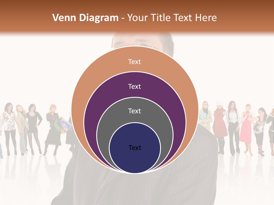 Friends Suit Concept PowerPoint Template