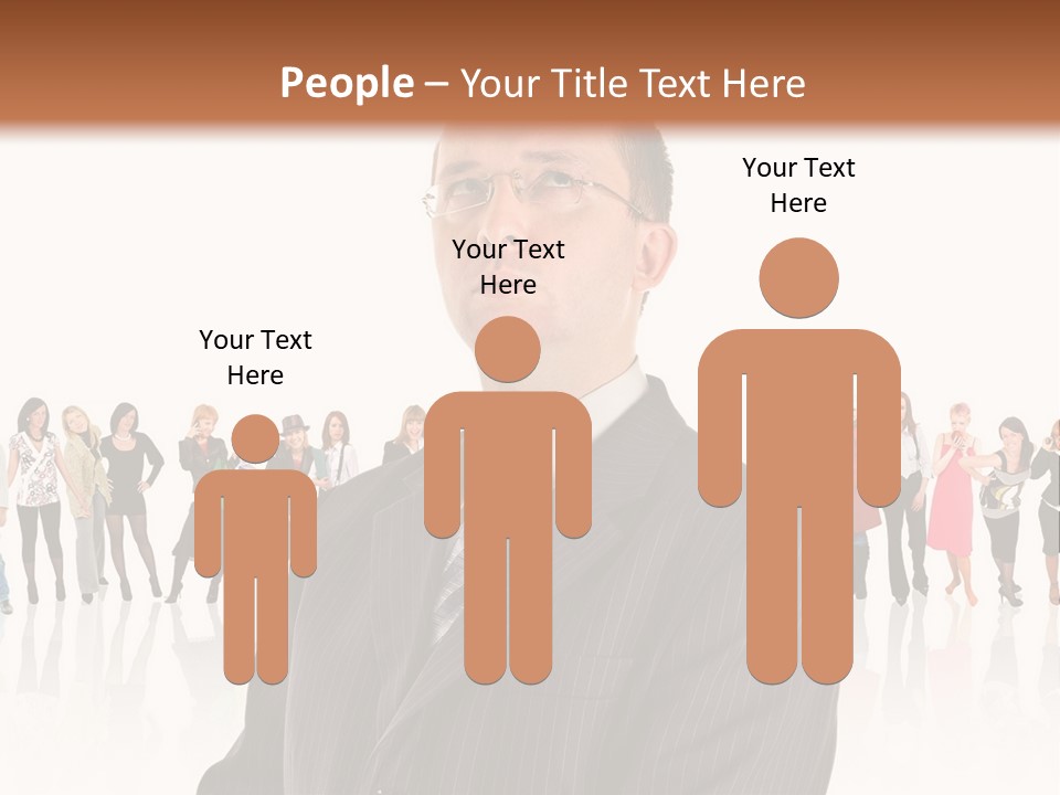 Friends Suit Concept PowerPoint Template