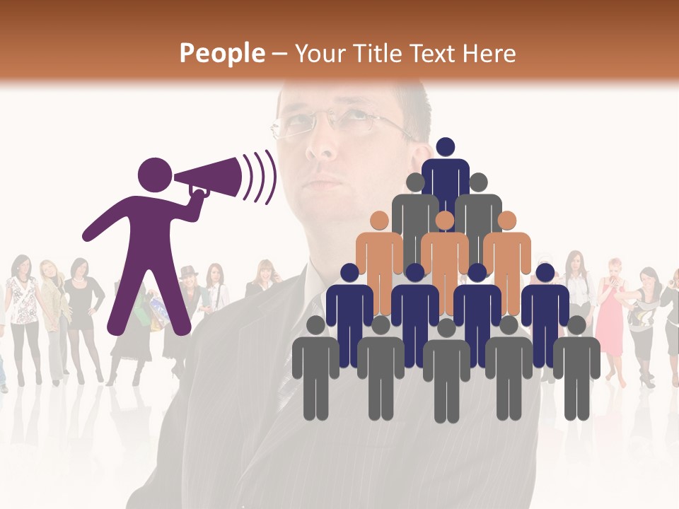 Friends Suit Concept PowerPoint Template