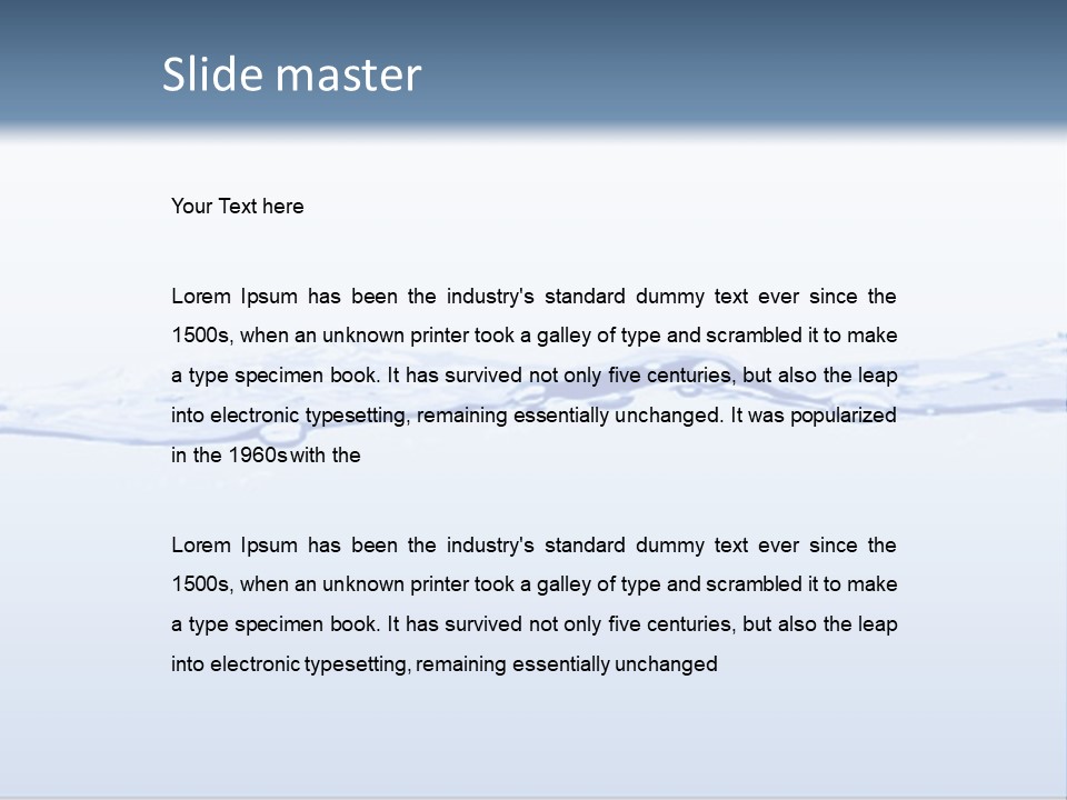 Cool Liquid Drink PowerPoint Template