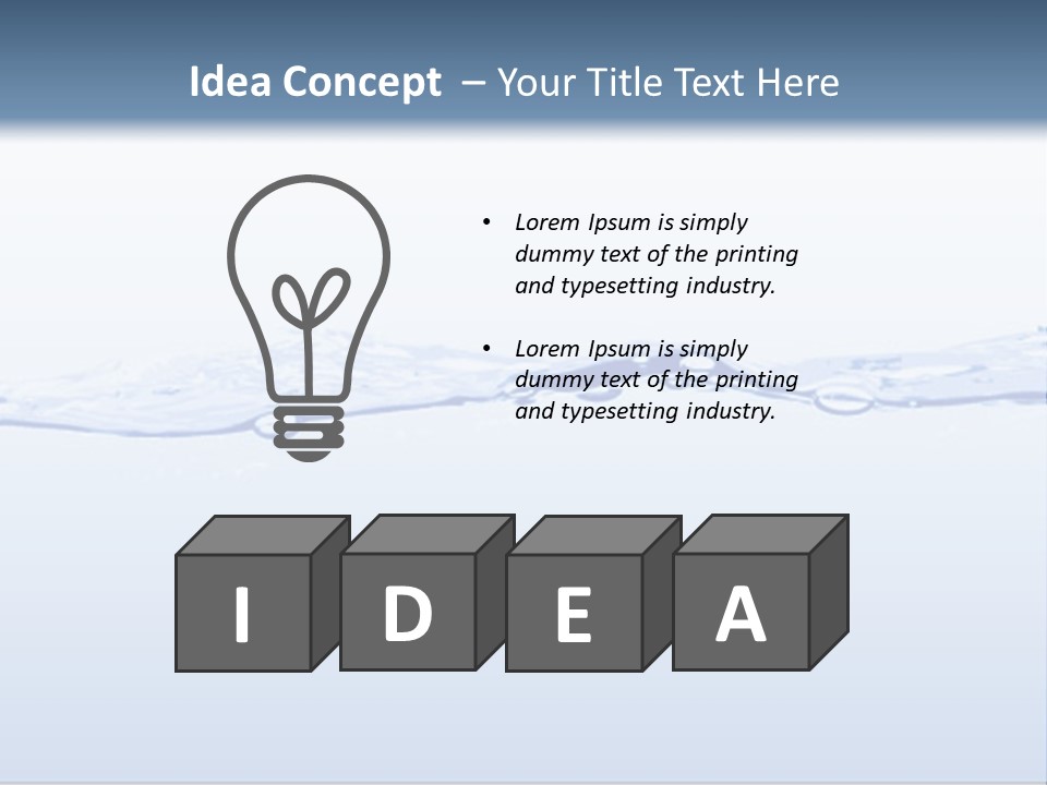 Cool Liquid Drink PowerPoint Template