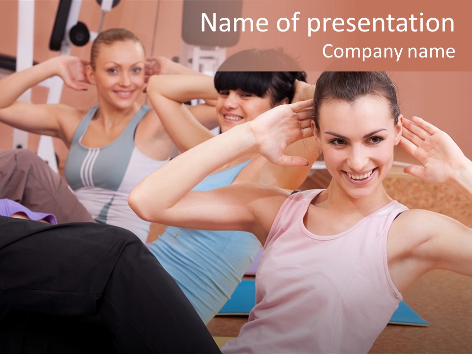 Yoga Young Attractive PowerPoint Template