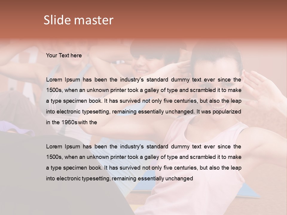 Yoga Young Attractive PowerPoint Template