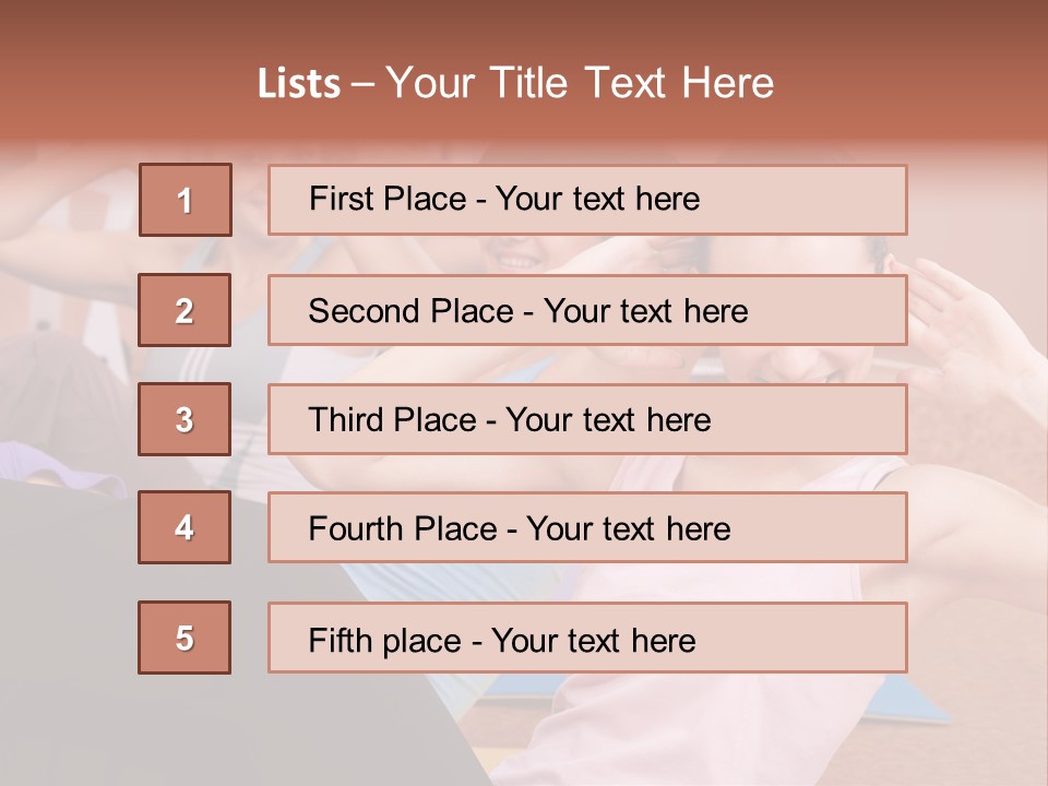 Yoga Young Attractive PowerPoint Template