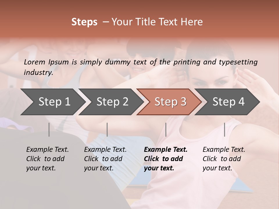 Yoga Young Attractive PowerPoint Template