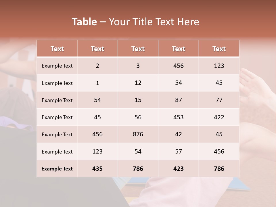 Yoga Young Attractive PowerPoint Template