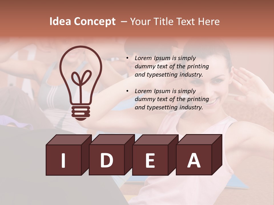 Yoga Young Attractive PowerPoint Template