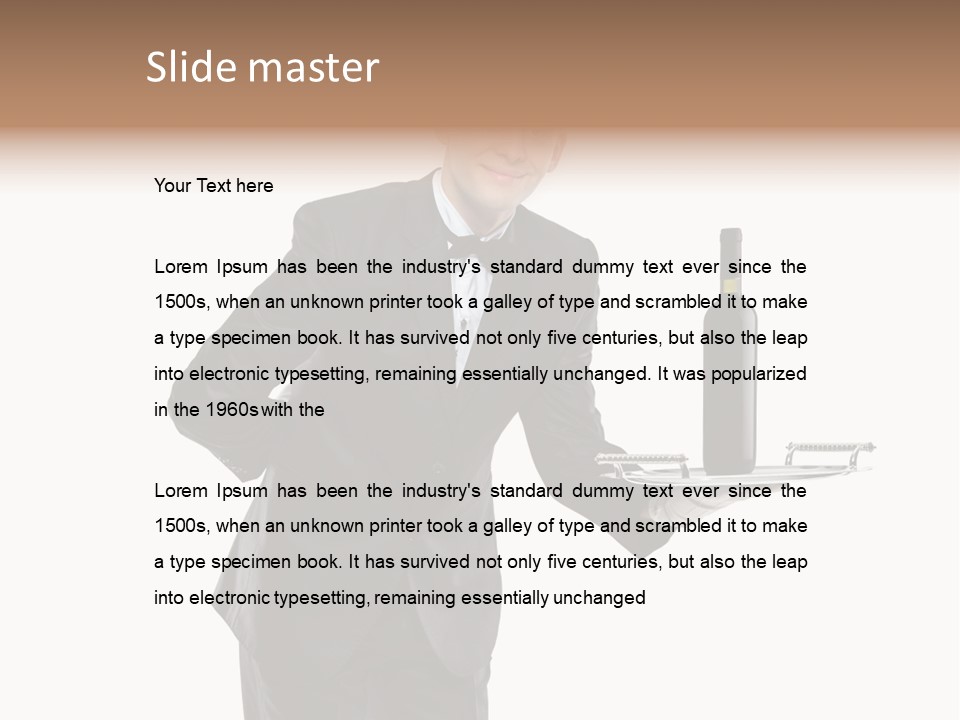 Staff Elegant Suit PowerPoint Template