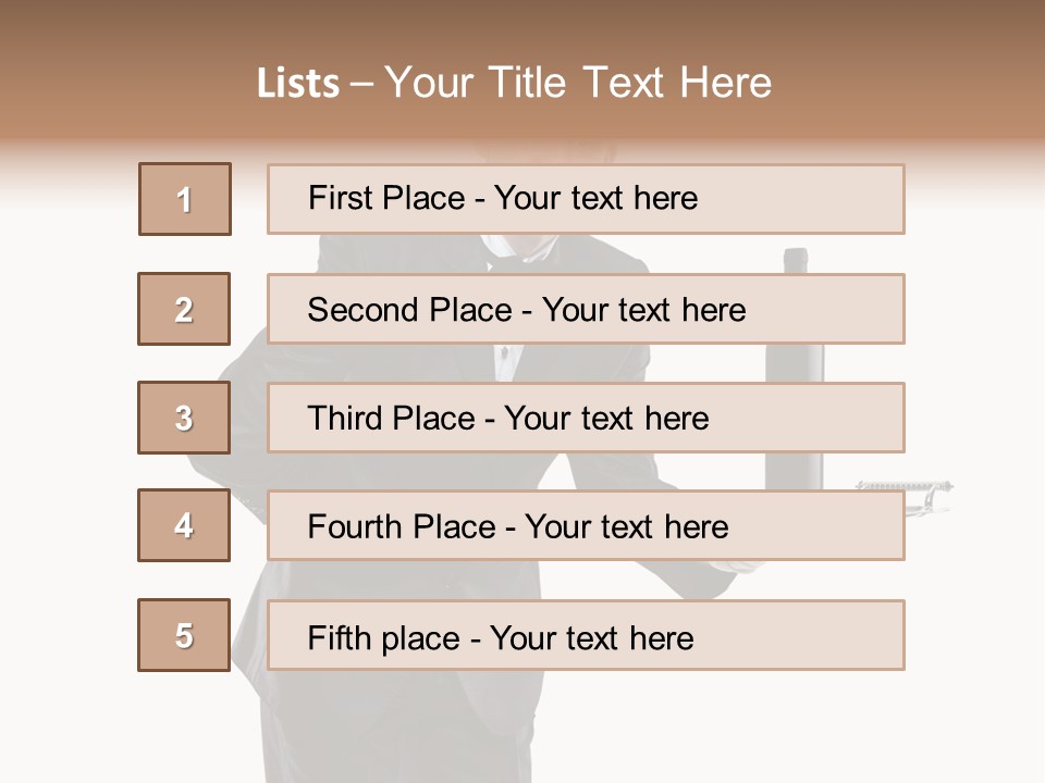 Staff Elegant Suit PowerPoint Template
