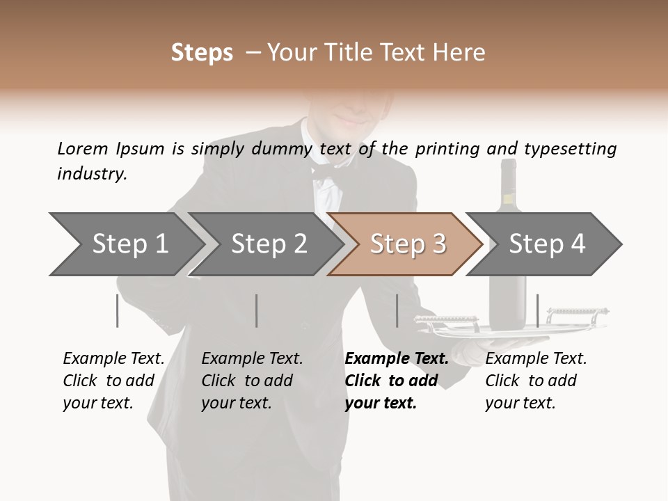 Staff Elegant Suit PowerPoint Template