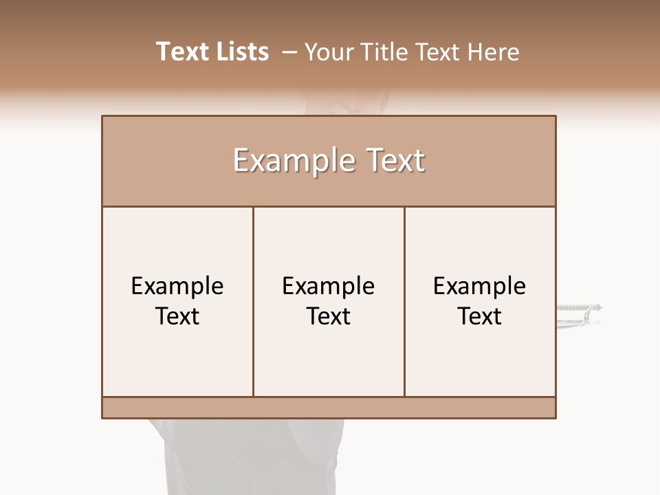 Staff Elegant Suit PowerPoint Template