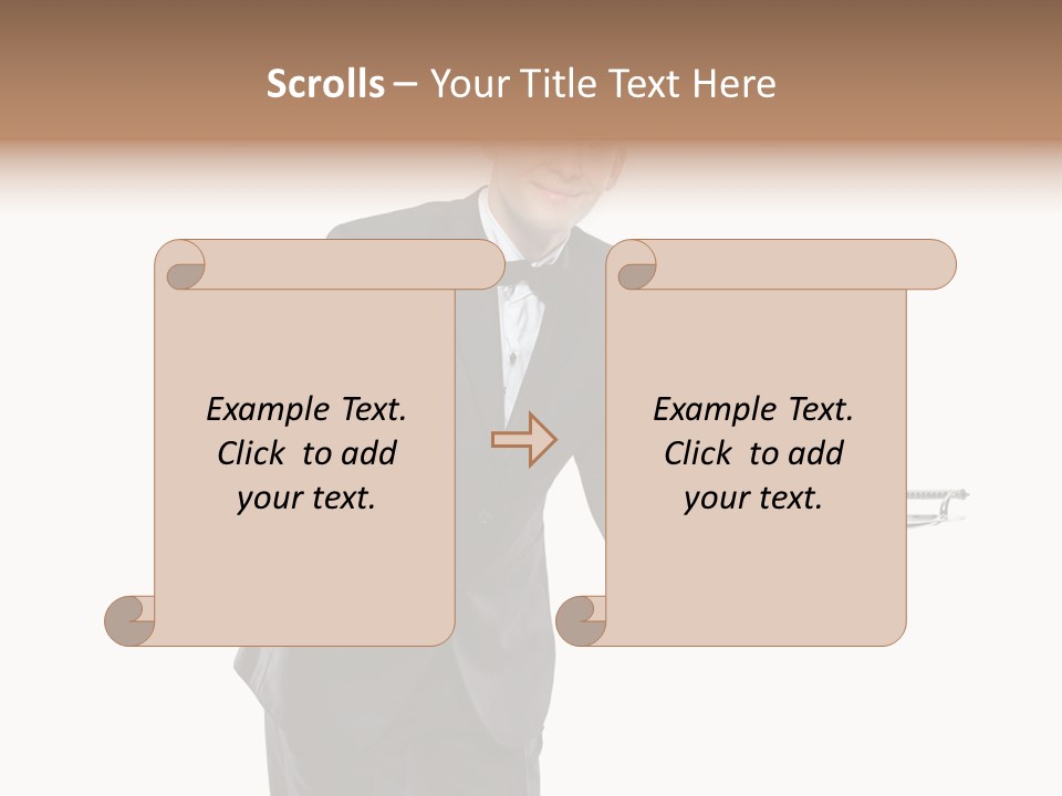Staff Elegant Suit PowerPoint Template