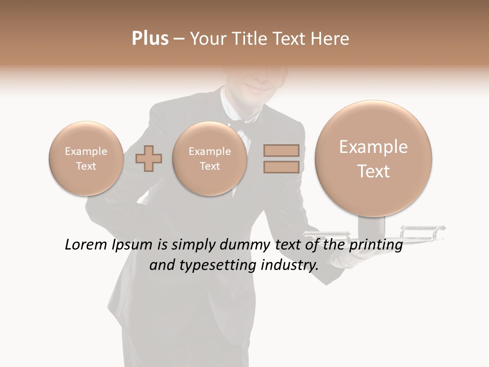 Staff Elegant Suit PowerPoint Template