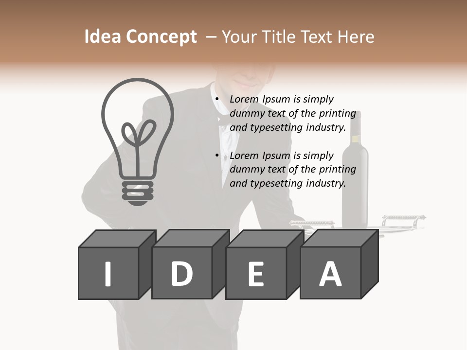 Staff Elegant Suit PowerPoint Template