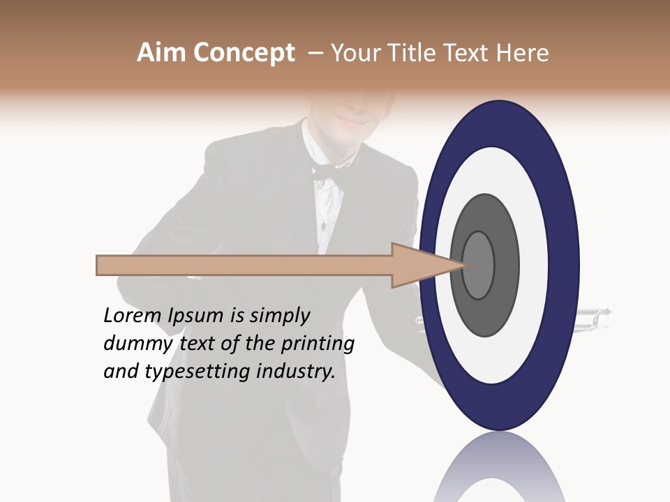 Staff Elegant Suit PowerPoint Template