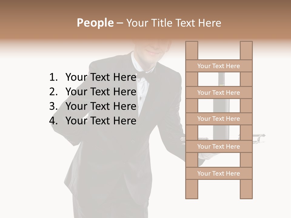 Staff Elegant Suit PowerPoint Template