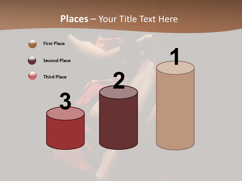 Sexy Posing Fashion PowerPoint Template