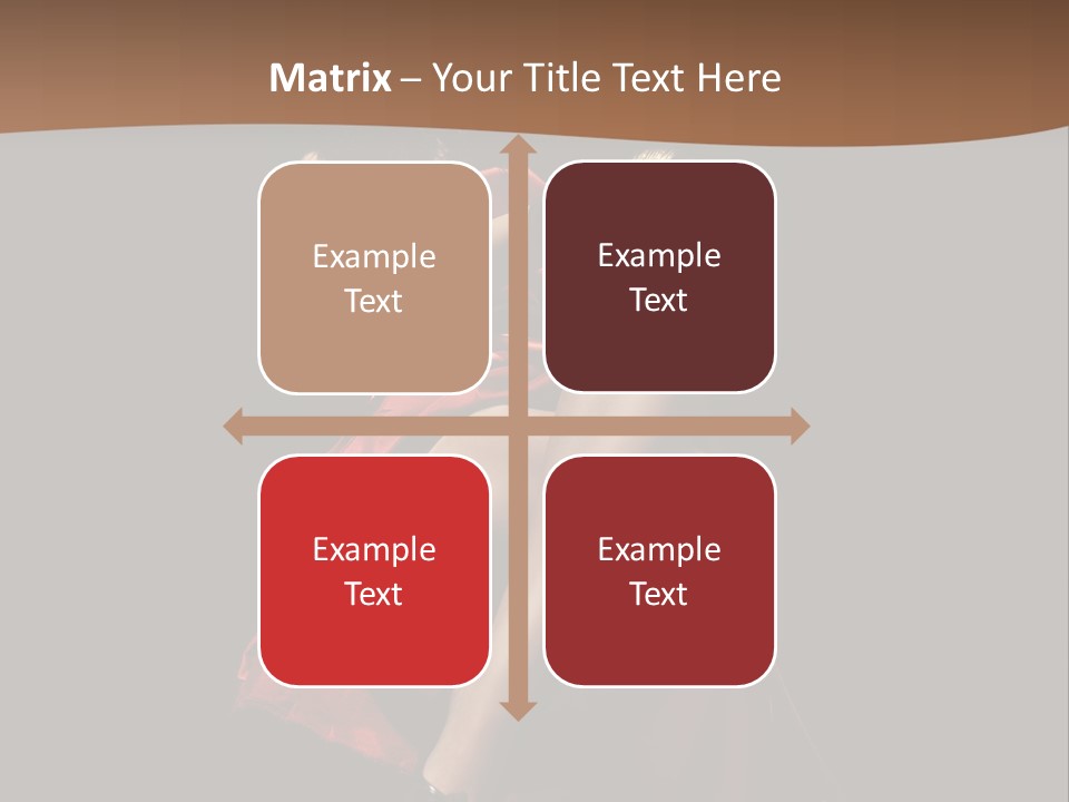 Sexy Posing Fashion PowerPoint Template