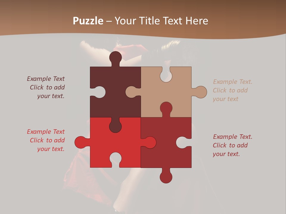 Sexy Posing Fashion PowerPoint Template