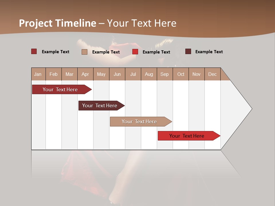 Sexy Posing Fashion PowerPoint Template
