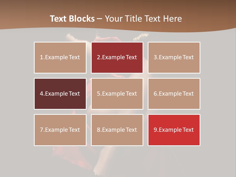 Sexy Posing Fashion PowerPoint Template