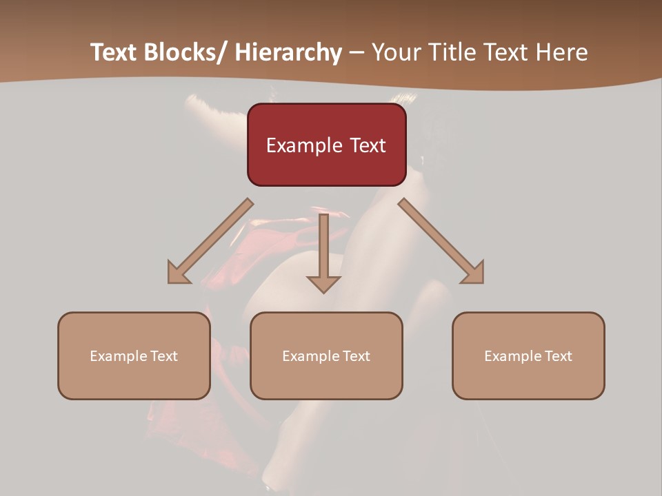 Sexy Posing Fashion PowerPoint Template