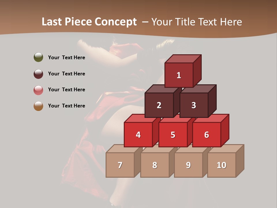 Sexy Posing Fashion PowerPoint Template