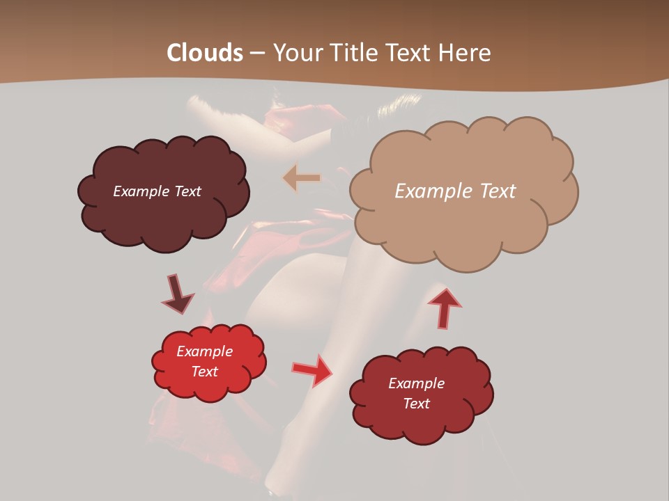 Sexy Posing Fashion PowerPoint Template