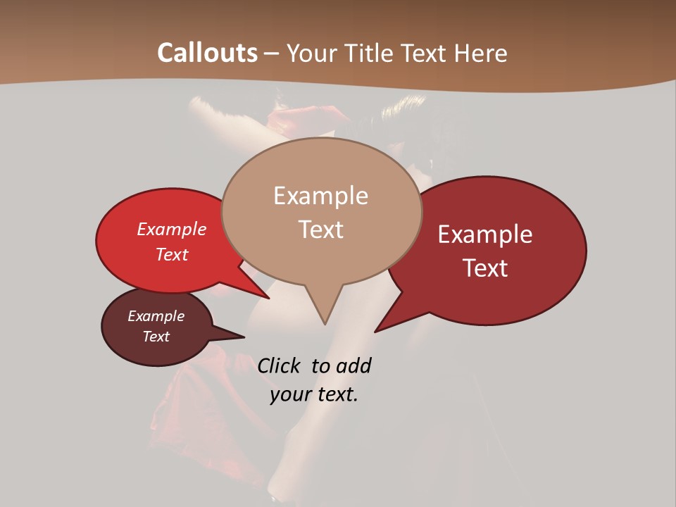 Sexy Posing Fashion PowerPoint Template