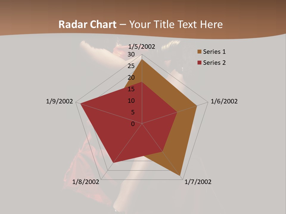 Sexy Posing Fashion PowerPoint Template