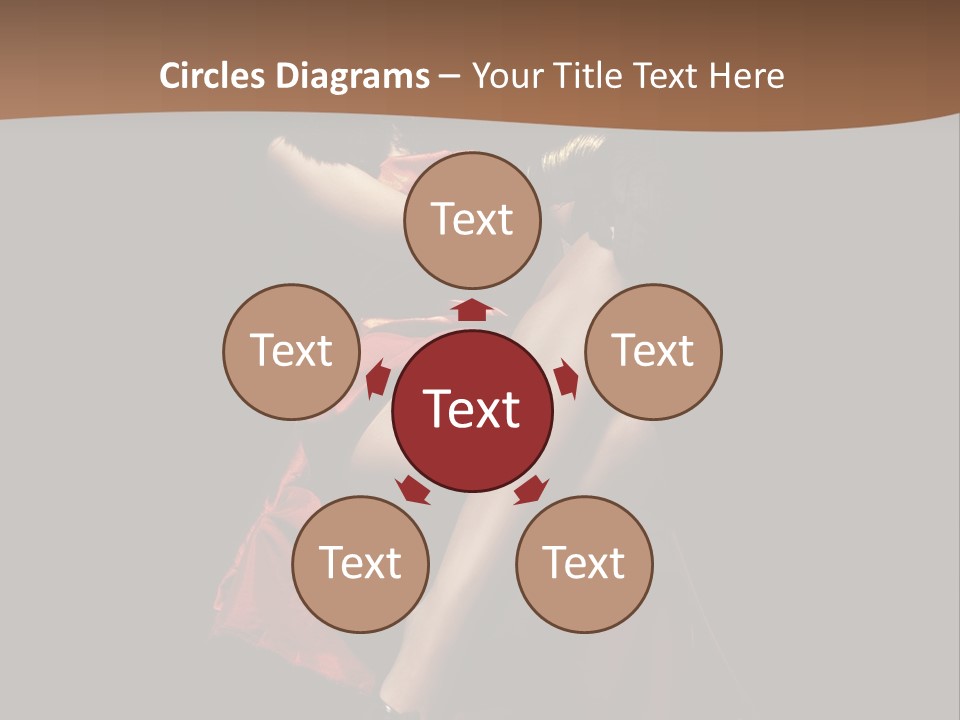 Sexy Posing Fashion PowerPoint Template