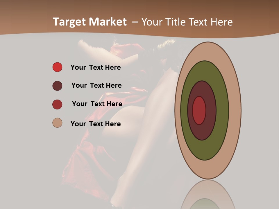 Sexy Posing Fashion PowerPoint Template