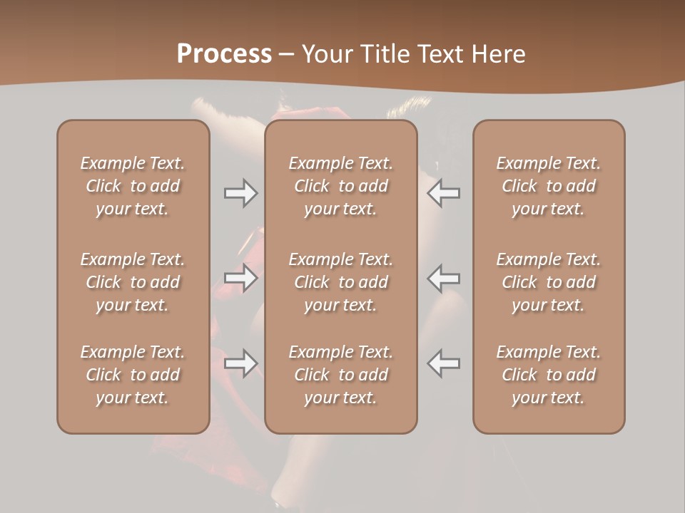 Sexy Posing Fashion PowerPoint Template
