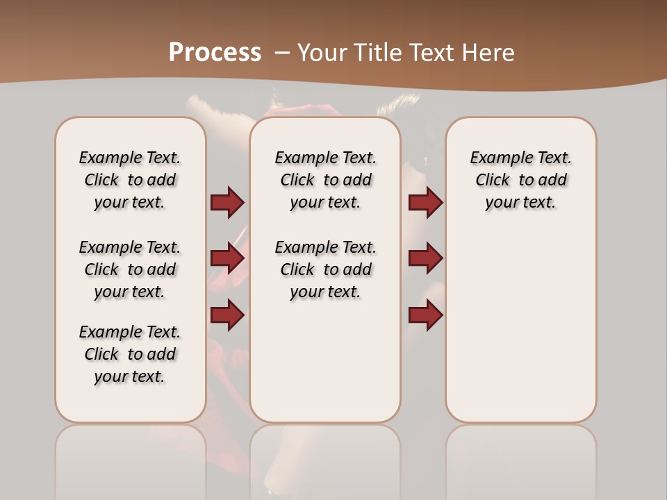 Sexy Posing Fashion PowerPoint Template