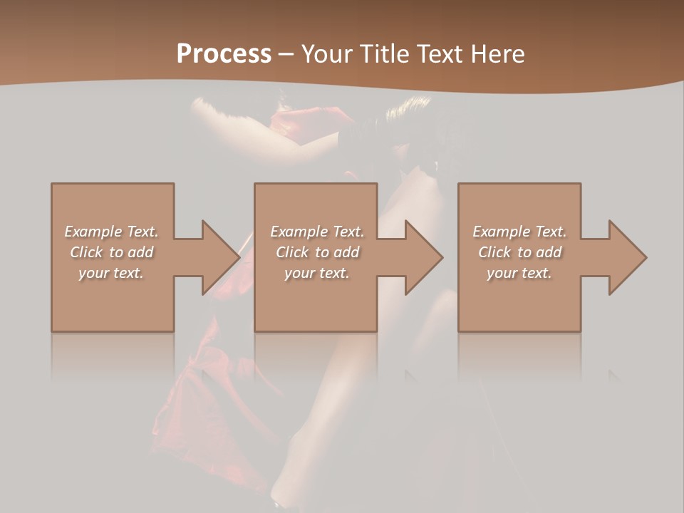 Sexy Posing Fashion PowerPoint Template
