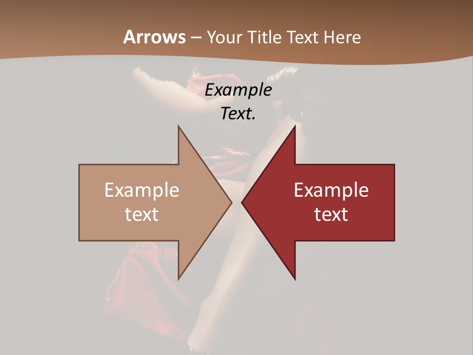 Sexy Posing Fashion PowerPoint Template