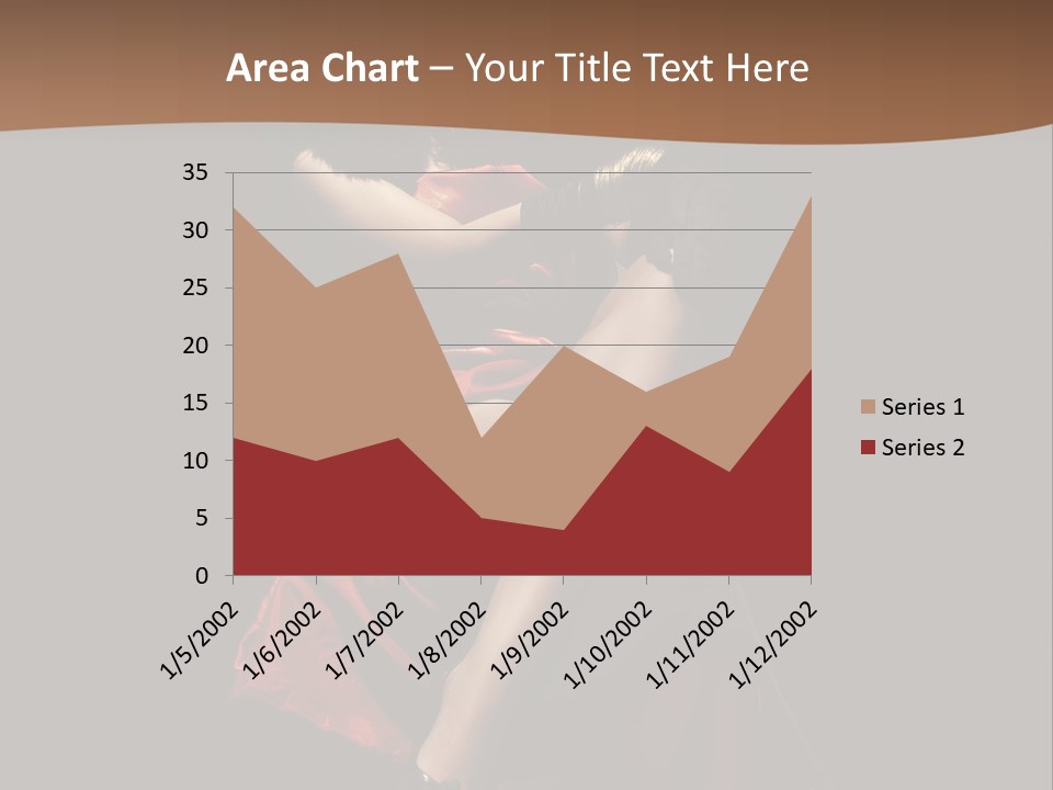 Sexy Posing Fashion PowerPoint Template